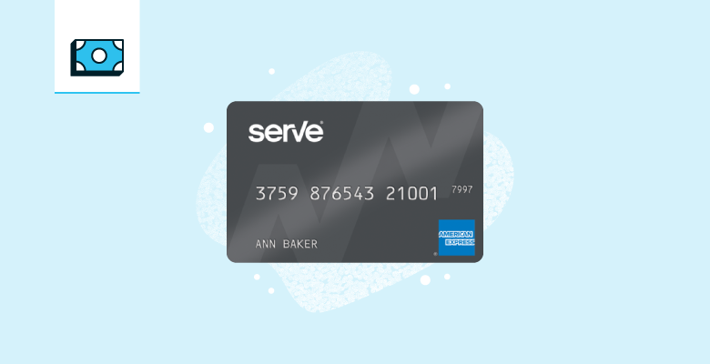 A graphic showcases the Serve American Express Cash Back Prepaid Debit Card, a popular card for those looking for debit card rewards.